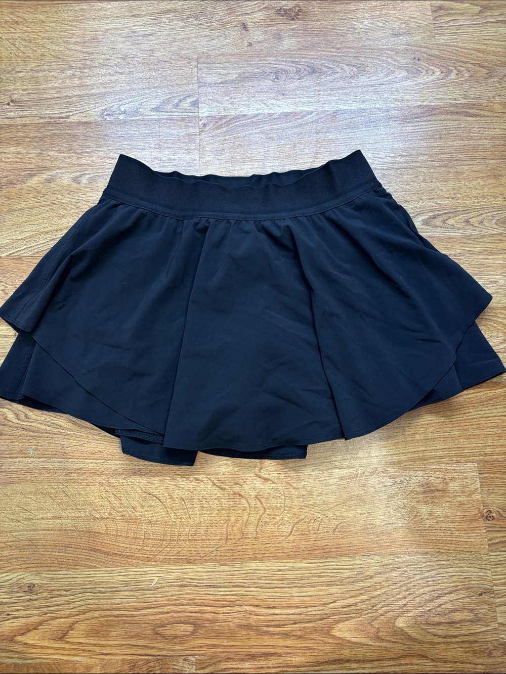 lululemon athletica Black Layered Tennis Skirt